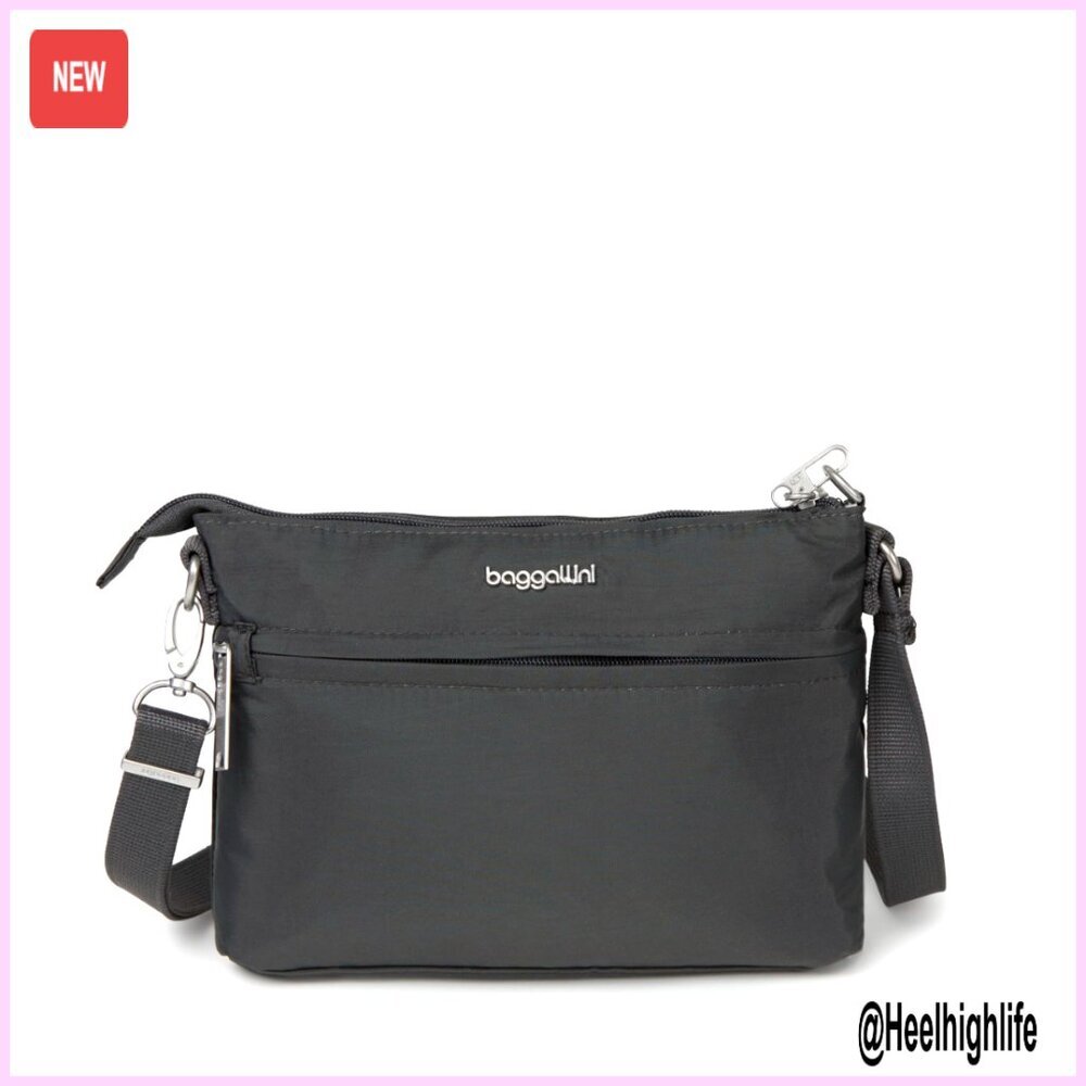 Anti-Theft Crossbody Bag with RFID Protection, Slash-Resistant, Travel Ready